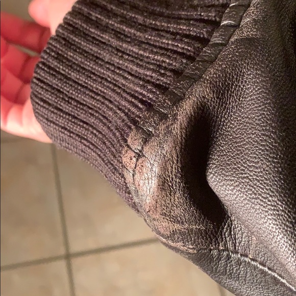 Leather Bomber Jacket - Picture 5 of 5